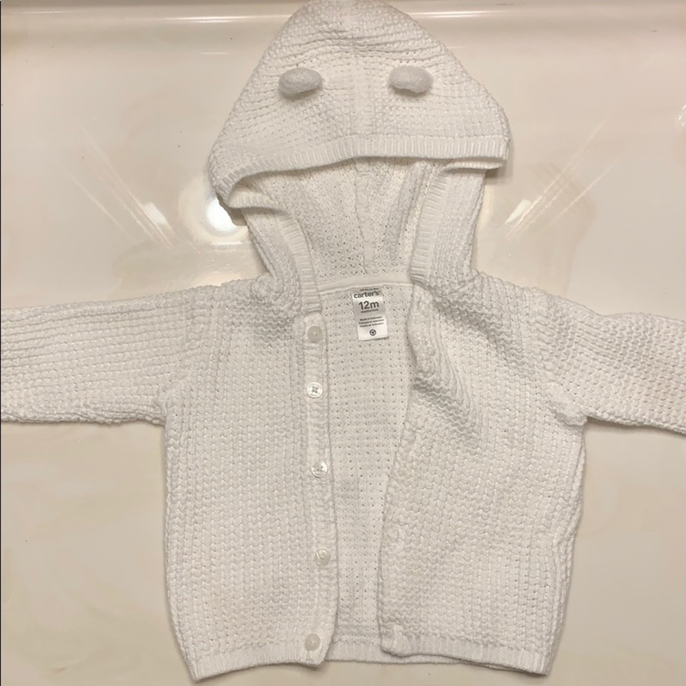Knit sweater with ears